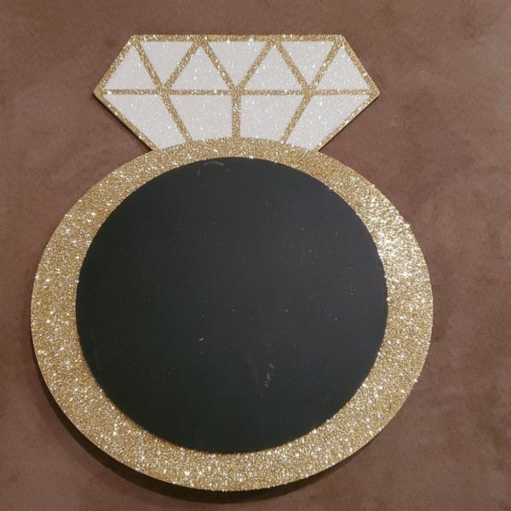 Engagement | Wedding | Ring Chalkboard Sign